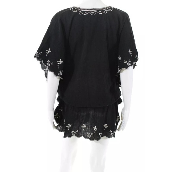 Scoop NYC Metallic Sheer Coverup - Picture 3 of 5